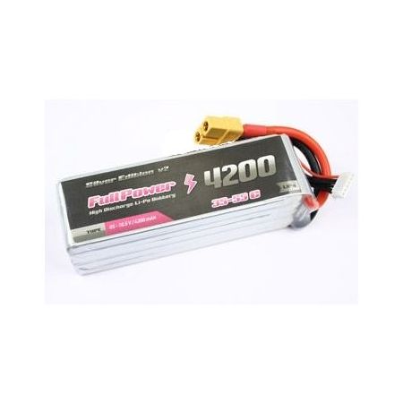 FullPower 4S 14.8V 4200mAh 35C Silver Edition V2 XT60